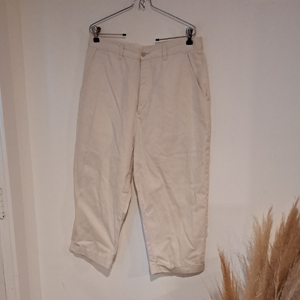 Willi Smith Classic Cream Trousers Size 14 B102